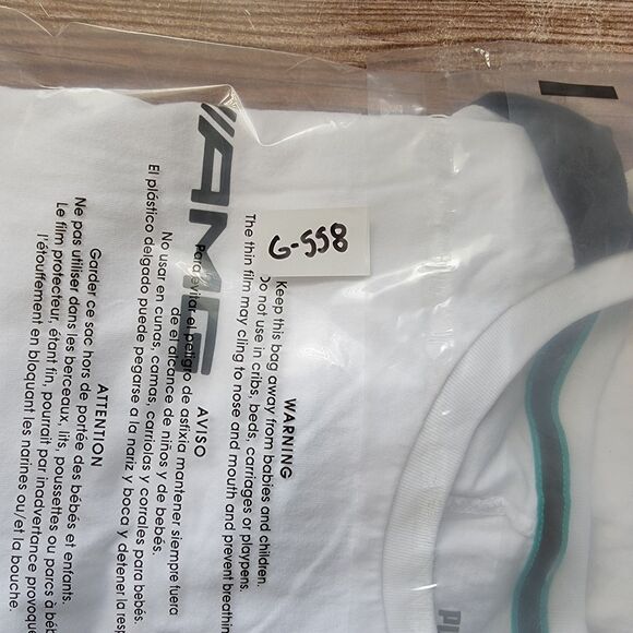 Puma Mercedes AMG Petronas T Shirt Mens XS Formula 1 F1 White EUC - Picture 9 of 9